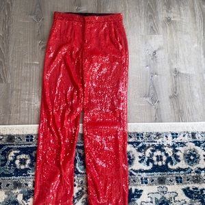 Zara sequin pants size M